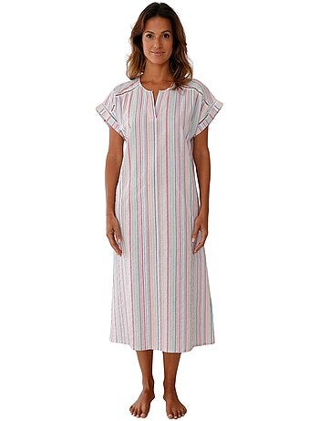 Chemise de nuit légère manches courtes