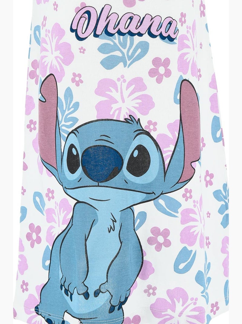 Chemise de Nuit Lilo & Stitch   | Licence Officielle Blanc - Kiabi
