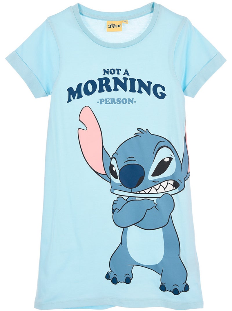 Chemise de Nuit Lilo & Stitch   | Licence Officielle Bleu - Kiabi