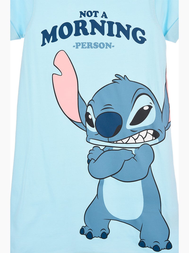 Chemise de Nuit Lilo & Stitch   | Licence Officielle Bleu - Kiabi