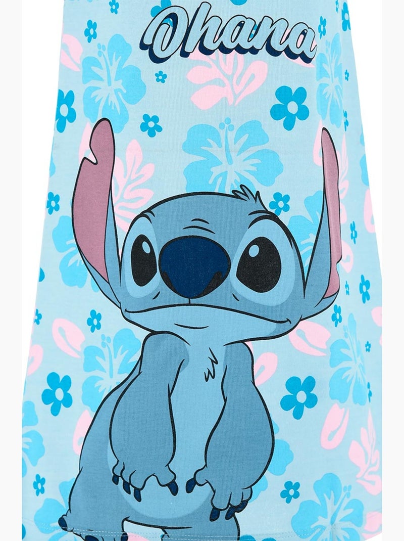 Chemise de Nuit Lilo & Stitch   | Licence Officielle Bleu - Kiabi