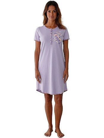 Chemise de nuit liquette courte - DAXON