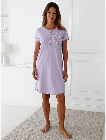 Chemise de nuit liquette courte - DAXON