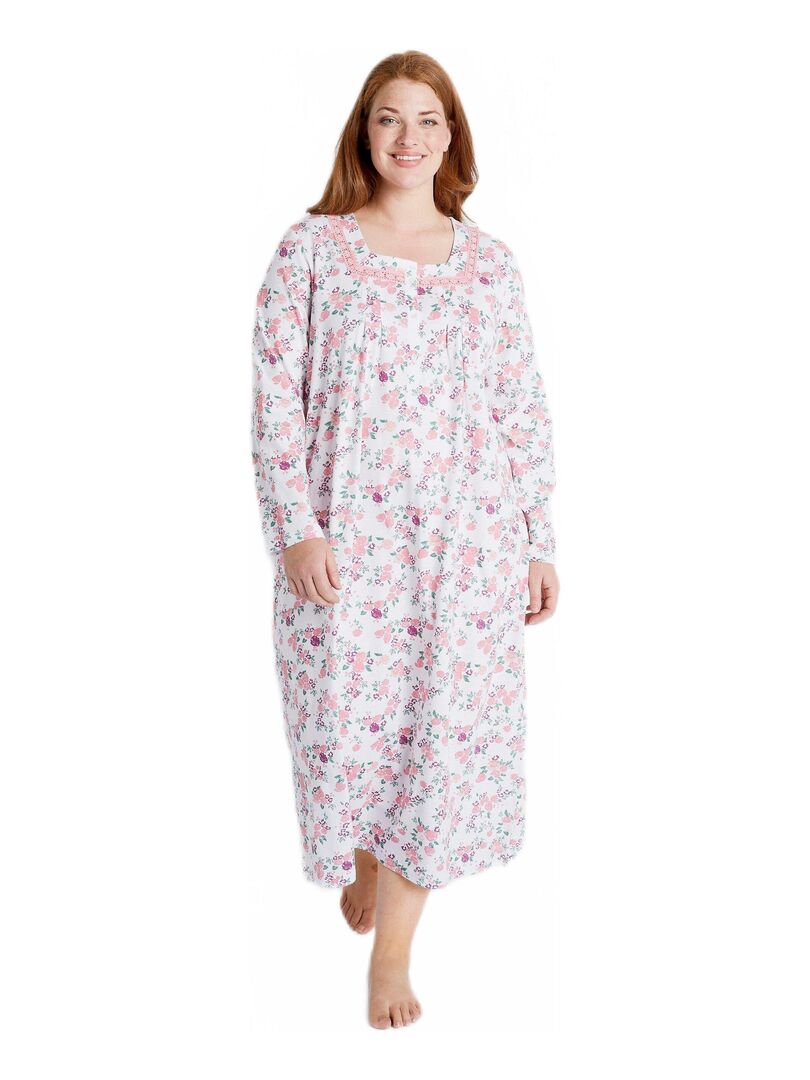 Dream Long Ekouaer Chemise De Nuit Sans Manches Boutonnée Avec Poches S-XXL, Noir Chemise De Nuit Allaitement
