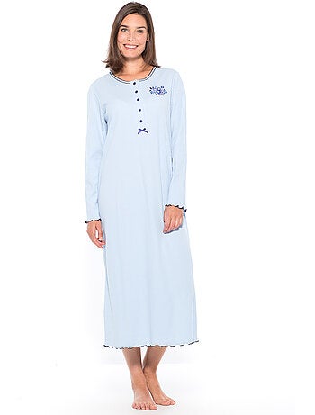 Chemise de nuit longue coton - DAXON