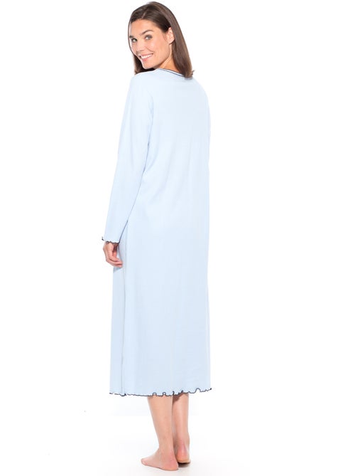 Chemise de nuit longue coton - DAXON - Kiabi Chemise de nuit longue coton - DAXON - Kiabi