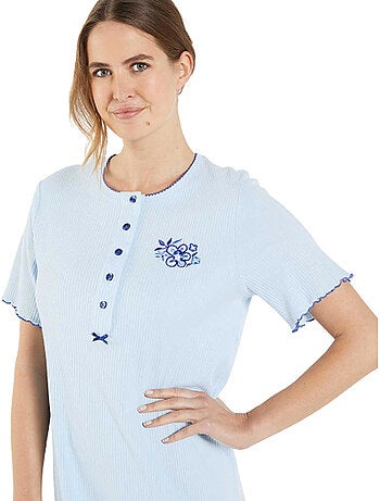 Chemise de nuit longue coton - DAXON