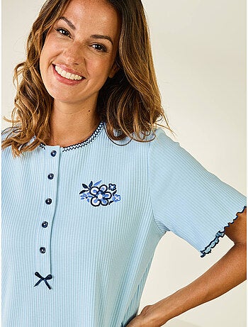 Chemise de nuit longue coton - daxon