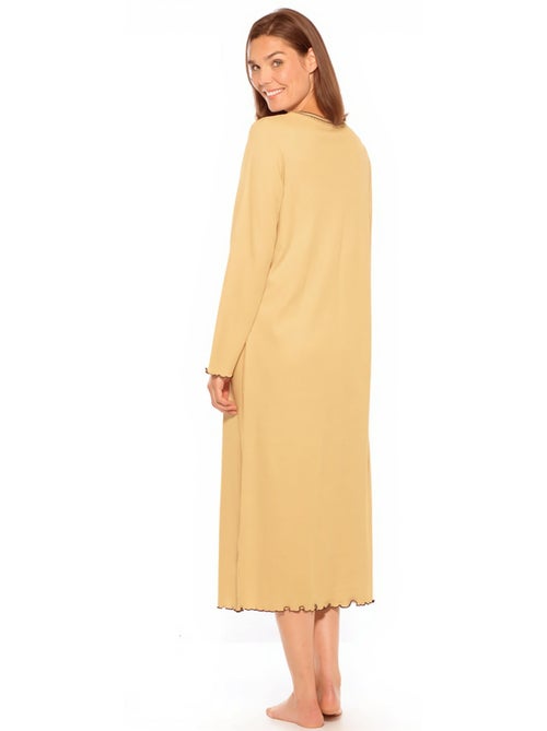 Chemise de nuit longue coton - DAXON - Kiabi