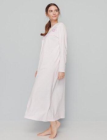 Chemise de nuit longue coton - lot de 2 - Afibel