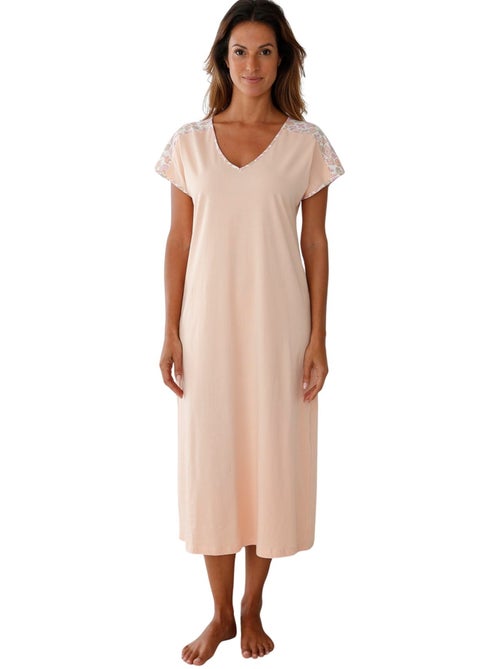 Chemise de nuit longue fluide - DAXON - Kiabi