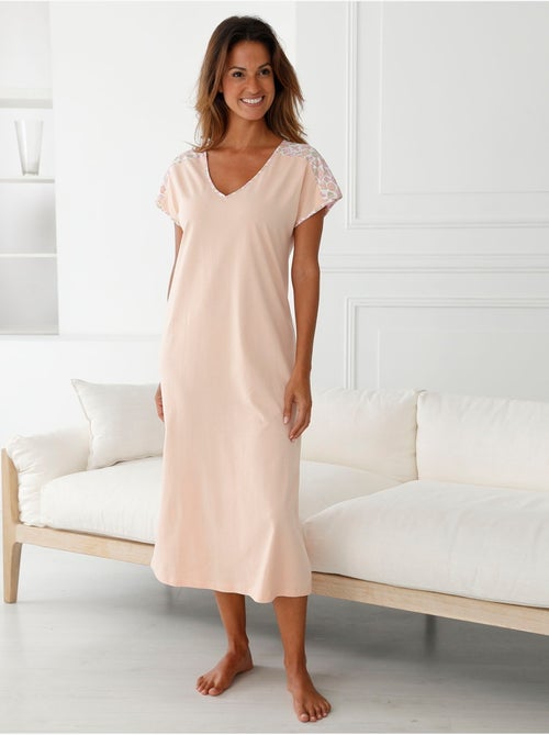 Chemise de nuit longue fluide - DAXON - Kiabi