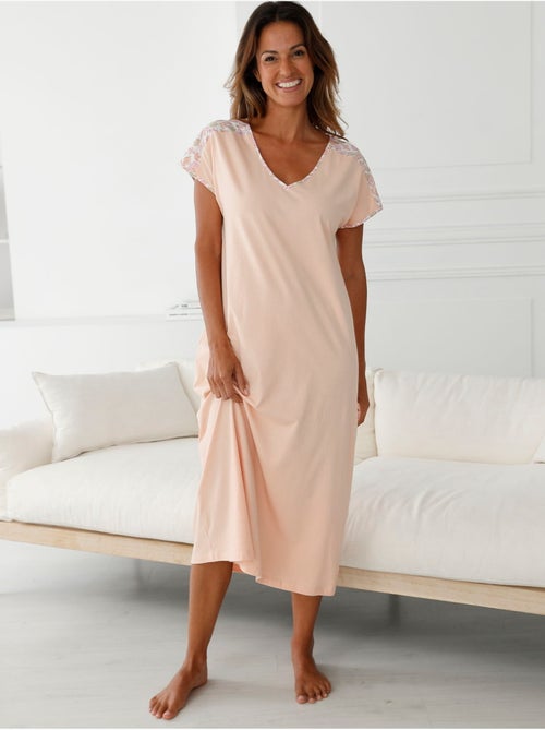 Chemise de nuit longue fluide - DAXON - Kiabi