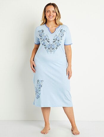 Chemise de nuit longue forme T-shirt