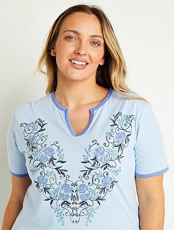Chemise de nuit longue forme T-shirt
