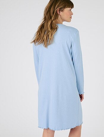 Chemise de nuit maille côtelée - Damart