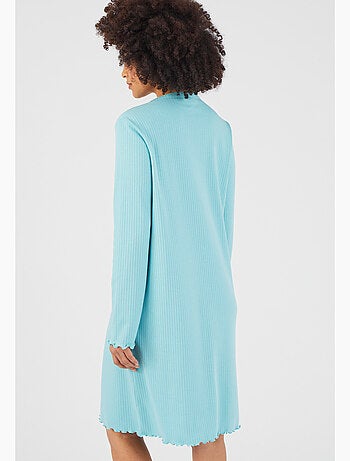 Chemise de nuit maille côtelée - Damart
