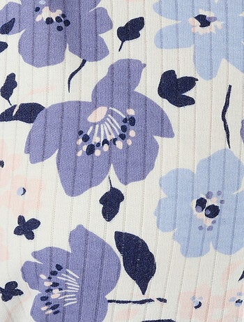 Chemise de nuit maille côtelée, intérieur légèrement gratté - Damart