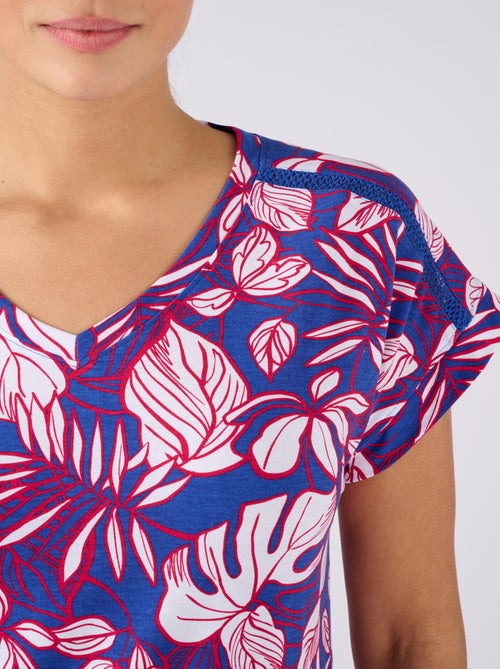 Chemise de nuit maille jersey Climatyl - Damart - Kiabi