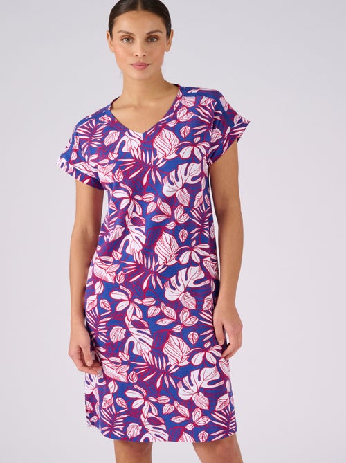 Chemise de nuit maille jersey Climatyl - Damart - Kiabi