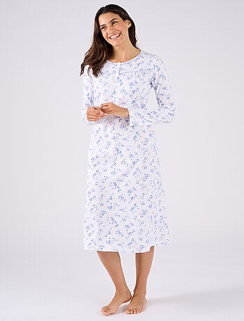 Chemise de nuit maille jersey pur coton - Damart