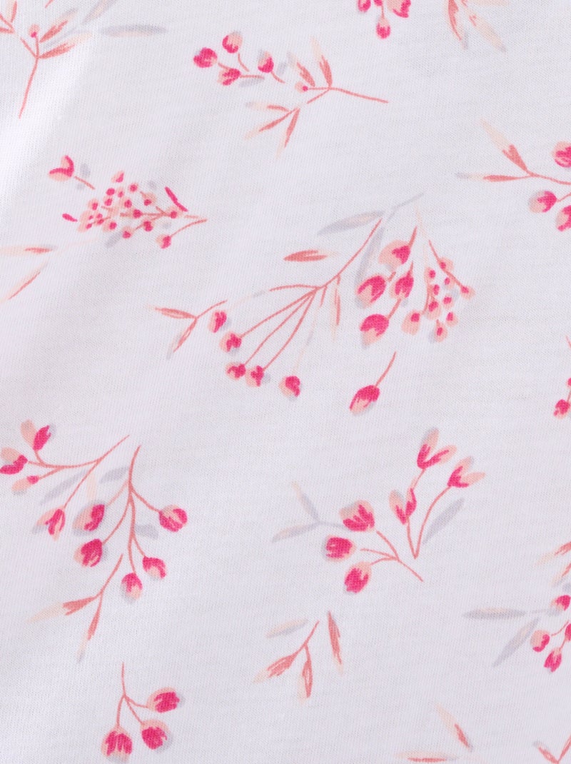 Chemise de nuit maille jersey pur coton - Damart Rose - Kiabi