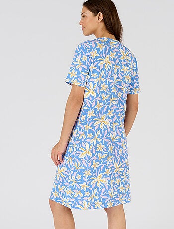 Chemise de nuit maille jersey pur coton peigné - Damart