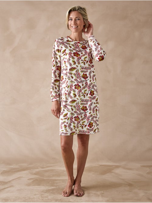 Chemise de nuit maille polaire douce - DAXON - Kiabi Chemise de nuit maille polaire douce - DAXON - Kiabi