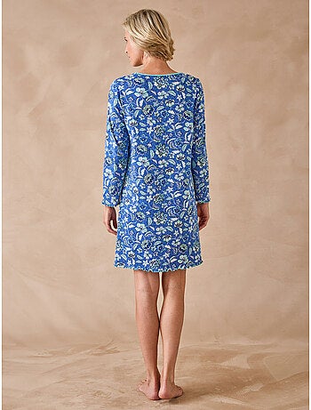 Chemise de nuit maille pur coton