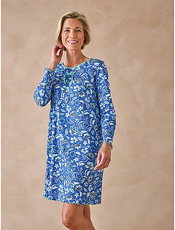 Chemise de nuit maille pur coton