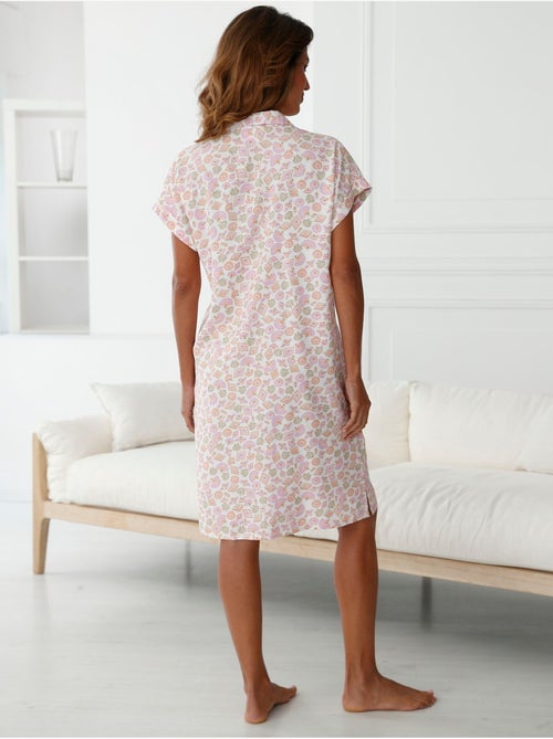 Chemise de nuit manches courtes - DAXON - Kiabi