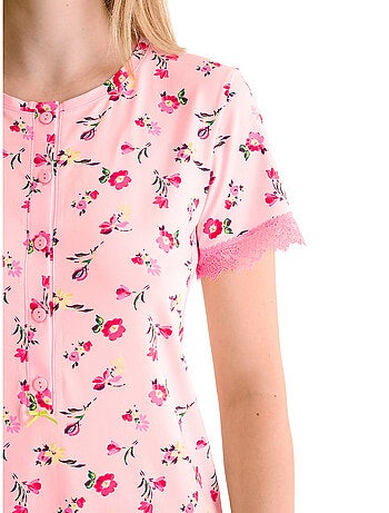 Chemise de nuit manches courtes BLOOMY
