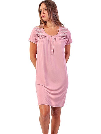 Chemise de nuit manches courtes Classic Summer