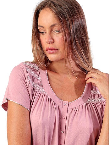 Chemise de nuit manches courtes Classic Summer