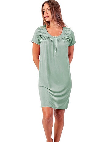 Chemise de nuit manches courtes Classic Summer