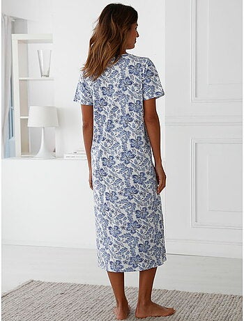 Chemise de nuit manches courtes coton - DAXON