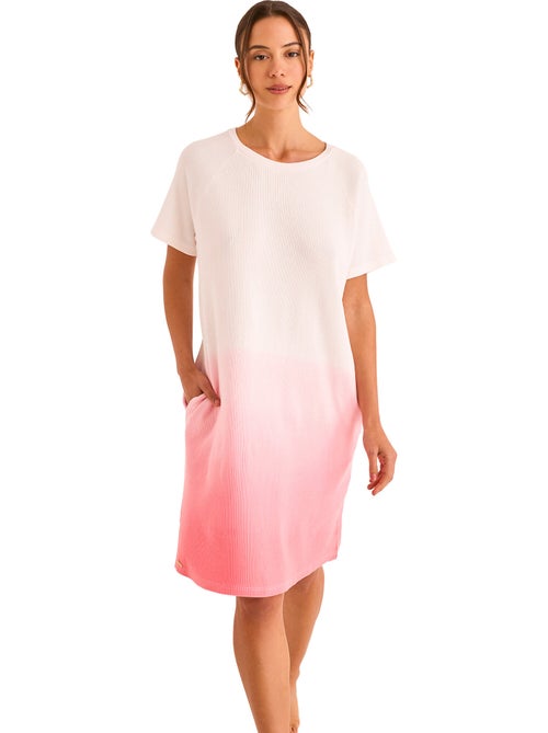 Chemise de nuit manches courtes HOMEWEAR P118 - Kiabi