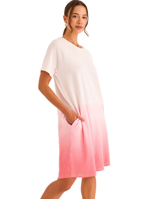Chemise de nuit manches courtes HOMEWEAR P118 - Kiabi