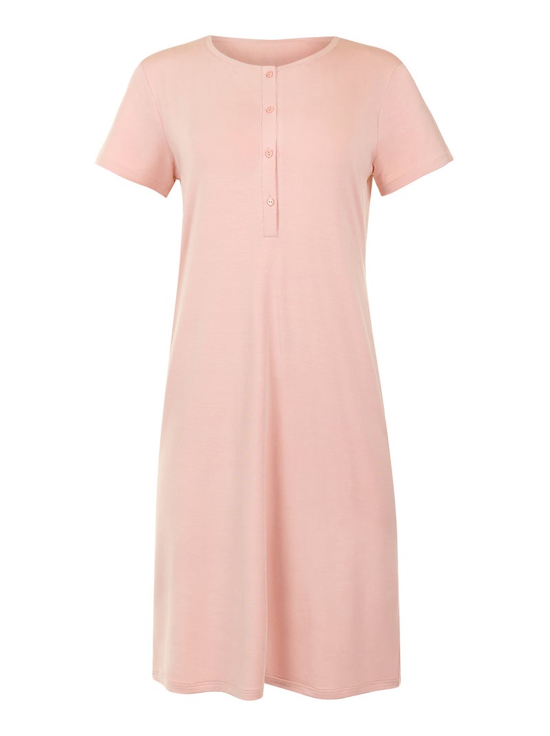 Chemise de nuit manches courtes Lilly Rose - Kiabi