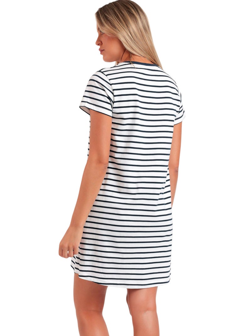 Chemise de nuit manches courtes Mickey Patch Disney Bleu marine - Kiabi