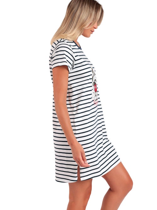 Chemise de nuit manches courtes Mickey Patch Disney - Kiabi