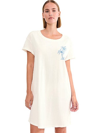 Chemise de nuit manches courtes MINDFUL