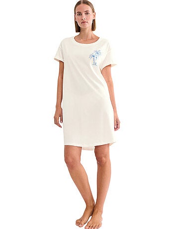 Chemise de nuit manches courtes MINDFUL