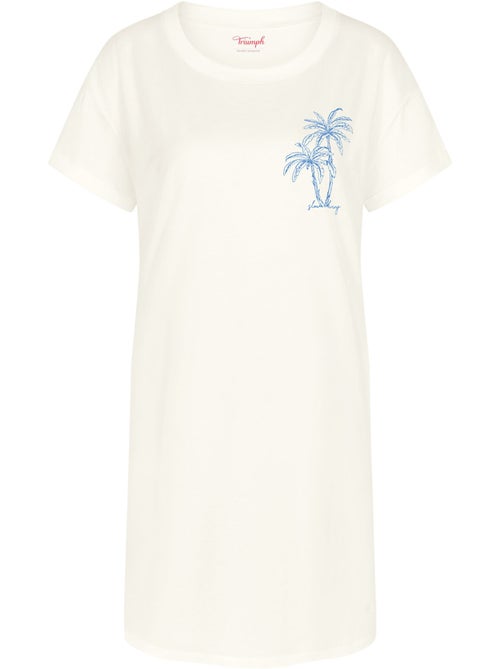 Chemise de nuit manches courtes MINDFUL - Kiabi