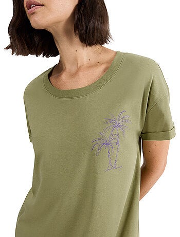 Chemise de nuit manches courtes MINDFUL