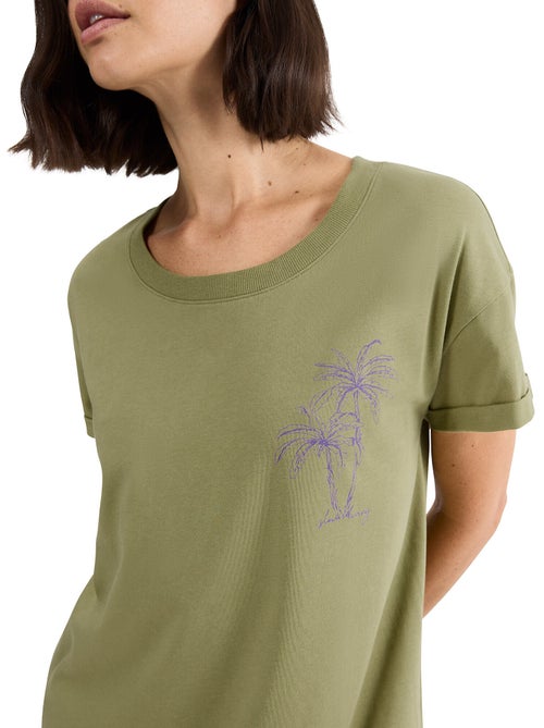 Chemise de nuit manches courtes MINDFUL - Kiabi