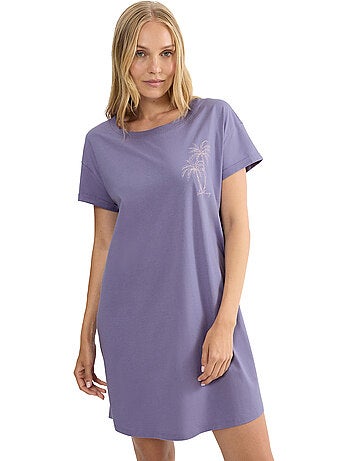 Chemise de nuit manches courtes MINDFUL