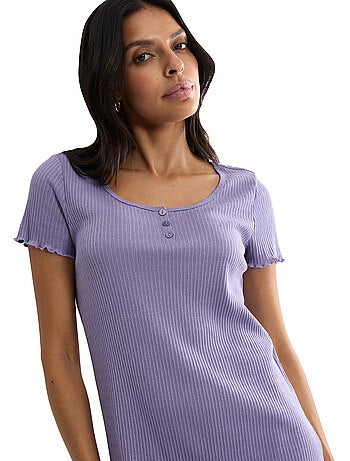 Chemise de nuit manches courtes MIX MATCH