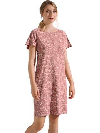 Chemise de nuit manches courtes Nina