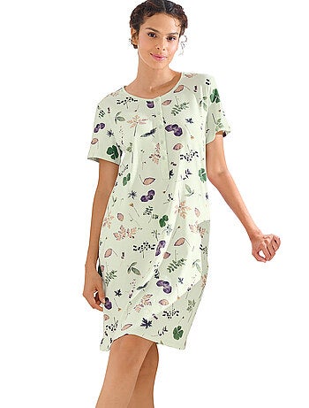 Chemise de nuit manches courtes POMPEYA